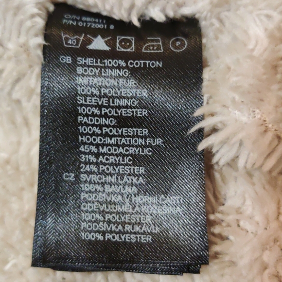 H&M Divided Shearling Coat size 6 - Picture 5 of 6